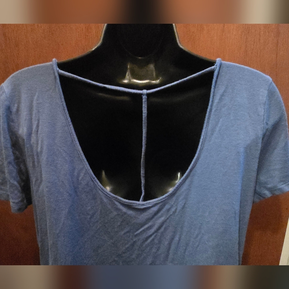 Active USA Blue Short Sleeve Tee SzM - Picture 6 of 7